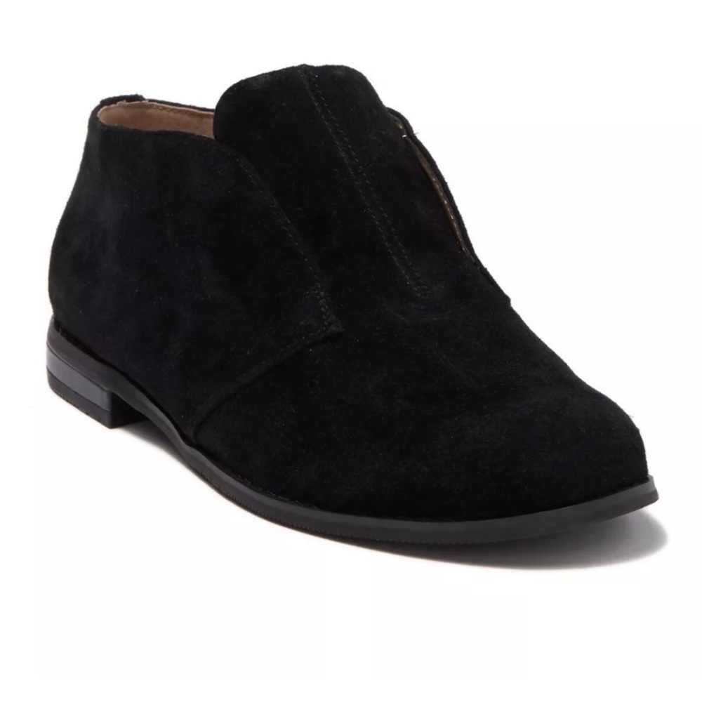 New Franco Sarto Pieta Women's Black Suede Shoes Size 7.5 M